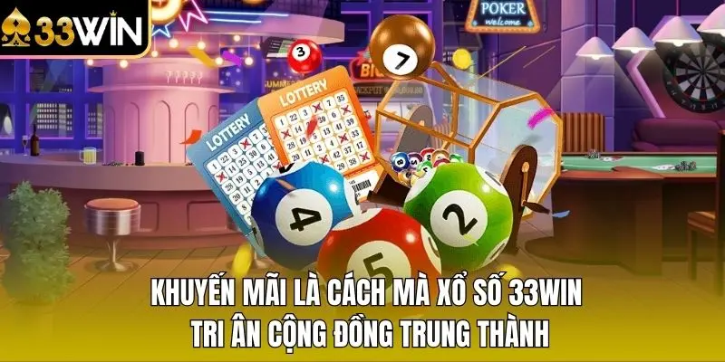 Khuyến mãi là cách mà Xổ số 33WIN tri ân cộng đồng trung thành